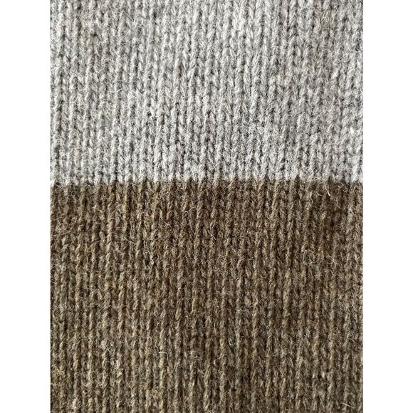 EMOZIONI UOMO Italian Wool Blend Men’s Size XL Block Multicolored Round Neck - Picture 9 of 9